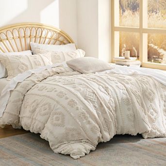 Bedsure Boho Tufted Comforter Set, GentleSoft™ Boho Farmhouse-Style Decor Bedding, Exquisite