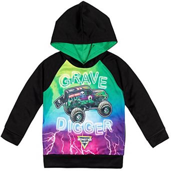 Monster Jam Fleece Pullover Hoodie
