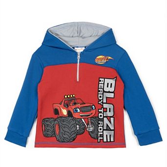 Nickelodeon Blaze and the Monster Machines Racing Quarter-Zip Fleece Hoodie