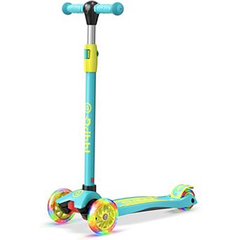 Dribbl 3-Wheel Kids Scooter Lean-to-Steer Adjustable Handlebar Anti-Slip Deck Ages 3+ 165 lbs