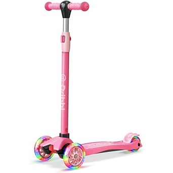 Dribbl 3-Wheel Kids Scooter Lean-to-Steer Adjustable Handlebar Anti-Slip Deck Ages 3+ 165 lbs