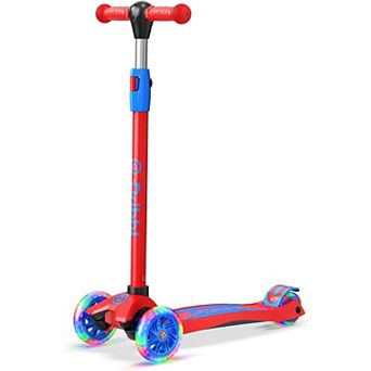 Dribbl 3-Wheel Kids Scooter Lean-to-Steer Adjustable Handlebar Anti-Slip Deck Ages 3+ 165 lbs