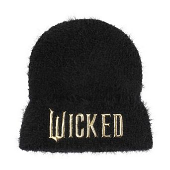 Women's Wicked Logo Fuzzy Yarn Cuff Beanie