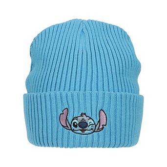Women's Disney’s Lilo & Stitch Ribbed Knit Embroidered Beanie