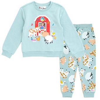 Ms. Rachel 2 pc Fleece Sweatshirt and Joggers Set