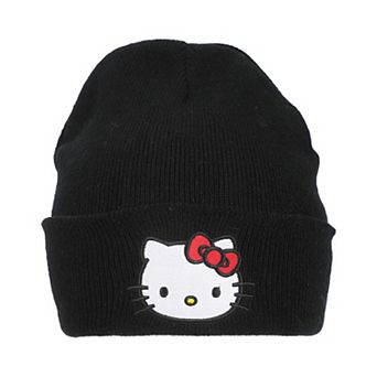 Women's Hello Kitty Embroidered Character Cuff Beanie