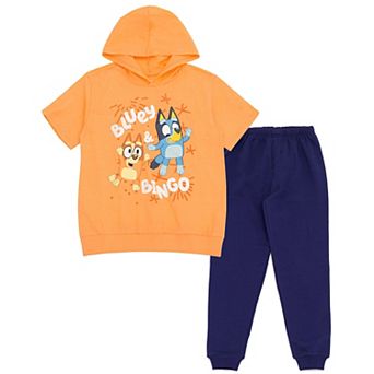 Bluey 2 pc Hooded Tee and Joggers Set
