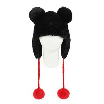 Women's Disney's Mickey Mouse-Inspired Plush Laplander Beanie