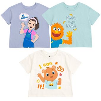 Ms. Rachel 3-Pack Short Sleeve T-Shirts