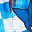 Sonic Checker Blue