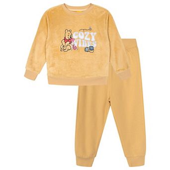 Disney Winnie the Pooh 2 pc Fleece Sweatshirt and Pants Set