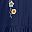Floral Vine Navy
