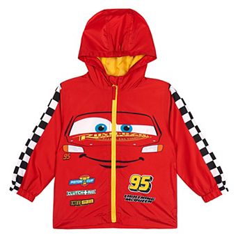 Disney Cars Lightning McQueen Hooded Windbreaker Jacket