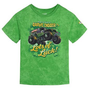 Monster Jam Grave Digger Holiday Short Sleeve Tee