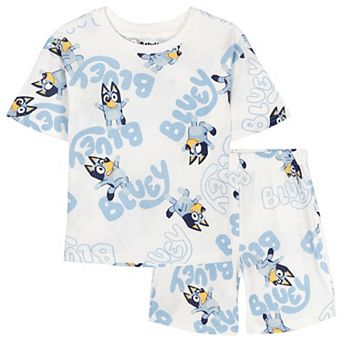 Bluey T-Shirt and Waffle Shorts Set
