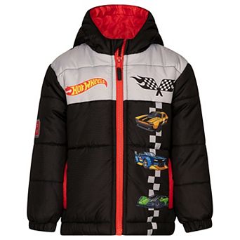Hot Wheels Racing Hooded Puffer Jacket