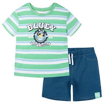 Bluey T-Shirt and French Terry Shorts Set