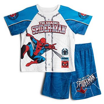 Marvel Spider-Man 2 pc Athletic Tee and Shorts Set