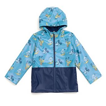 Disney's Mickey Mouse Hooded Zip-Up Rain Jacket