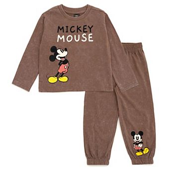 Disney's Mickey Mouse Tee and Wash Pants Set