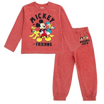 Disney's Mickey Mouse Tee and Wash Pants Set