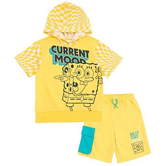 SpongeBob SquarePants 2 pc Hooded Tee and Shorts Set