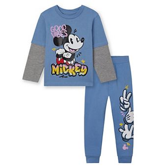 Disney's Mickey Mouse 2 pc Tee and Pants Set