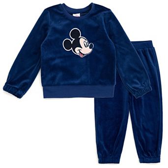 Disney's Mickey Mouse Velour 2 pc Sweatshirt and Pants Set
