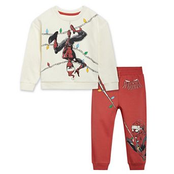 Marvel Spider-Man Fleece Sweatshirt and Joggers Set