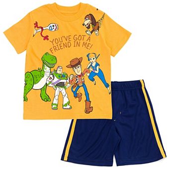 Disney's Toy Story Athletic 2 pc T-Shirt and Mesh Shorts Set