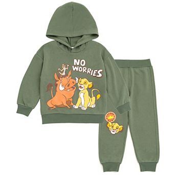 Disney's Lion King Fleece 2 pc Hoodie and Pants Set