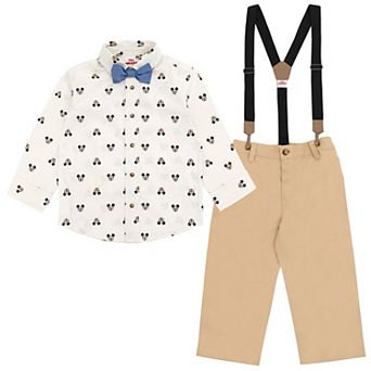 Disney's Mickey Mouse Wedding Button-Down Shirt and Pants Set