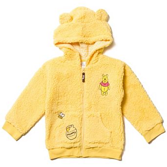 Disney Winnie the Pooh Cosplay Fleece Zip-Up Hoodie