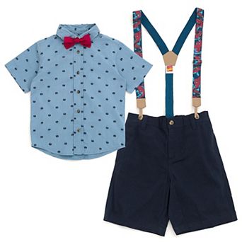 Marvel Spider-Man Button-Down Shirt and Pants Set