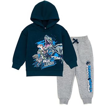 Jurassic World Jurassic Park T-Rex 2 pc Fleece Hoodie and Pants Set