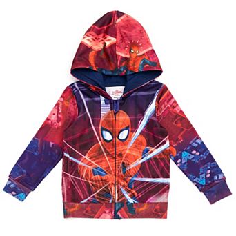 Marvel Spider-Man Zip-Up Hooded Sweatshirt