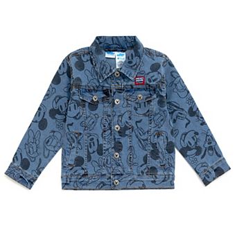 Disney's Mickey Mouse & Friends Denim Jacket Overalls and Pants