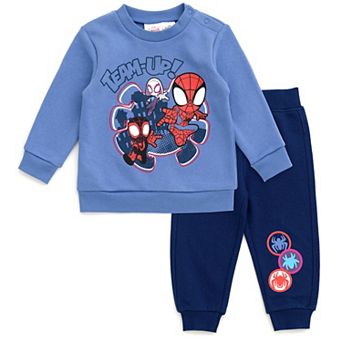 Marvel Spidey and His Amazing Friends Fleece 2 pc Sweatshirt and Pants Set