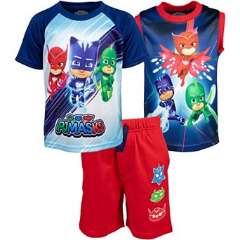 PJ Masks T-Shirt, Tank and Shorts Set