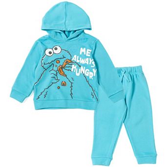 Sesame Street 2 pc Fleece Hoodie and Pants Set