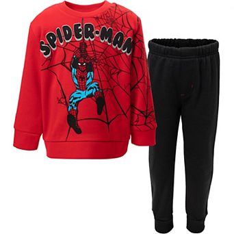 Marvel Spider-Man Fleece Sweatshirt and Joggers Set