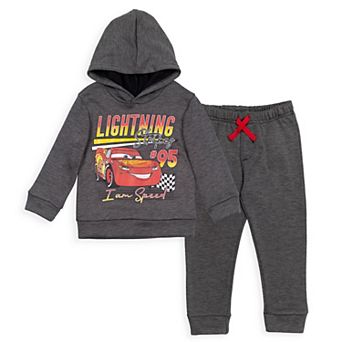 Disney Cars Racing Fleece 2 pc Hoodie and Pants Set
