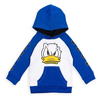 Disney's Mickey Mouse Donald Duck Fleece Pullover Hoodie