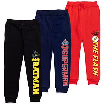 DC Comics Justice League 3-Pack Fleece Joggers