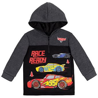 Disney Cars Lightning McQueen Fleece Quarter-Zip Hoodie