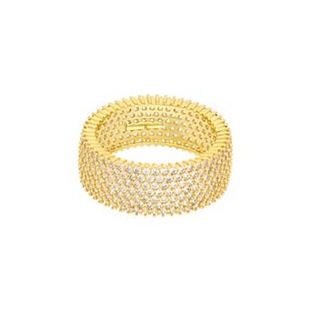 Juvell Gold-Tone Cubic Zirconia Anniversary Ring