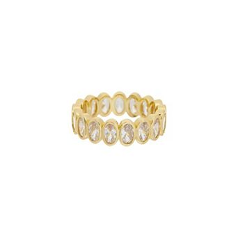 Juvell Cubic Zirconia Oval Link Ring