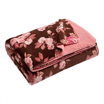 Betsey Johnson Floral Throw Blanket