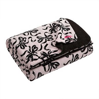 Betsey Johnson Ballet Bows Throw Blanket