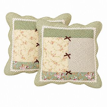 Set of 2 Cotton Boho Throw Pillow Covers Farmhouse Decor